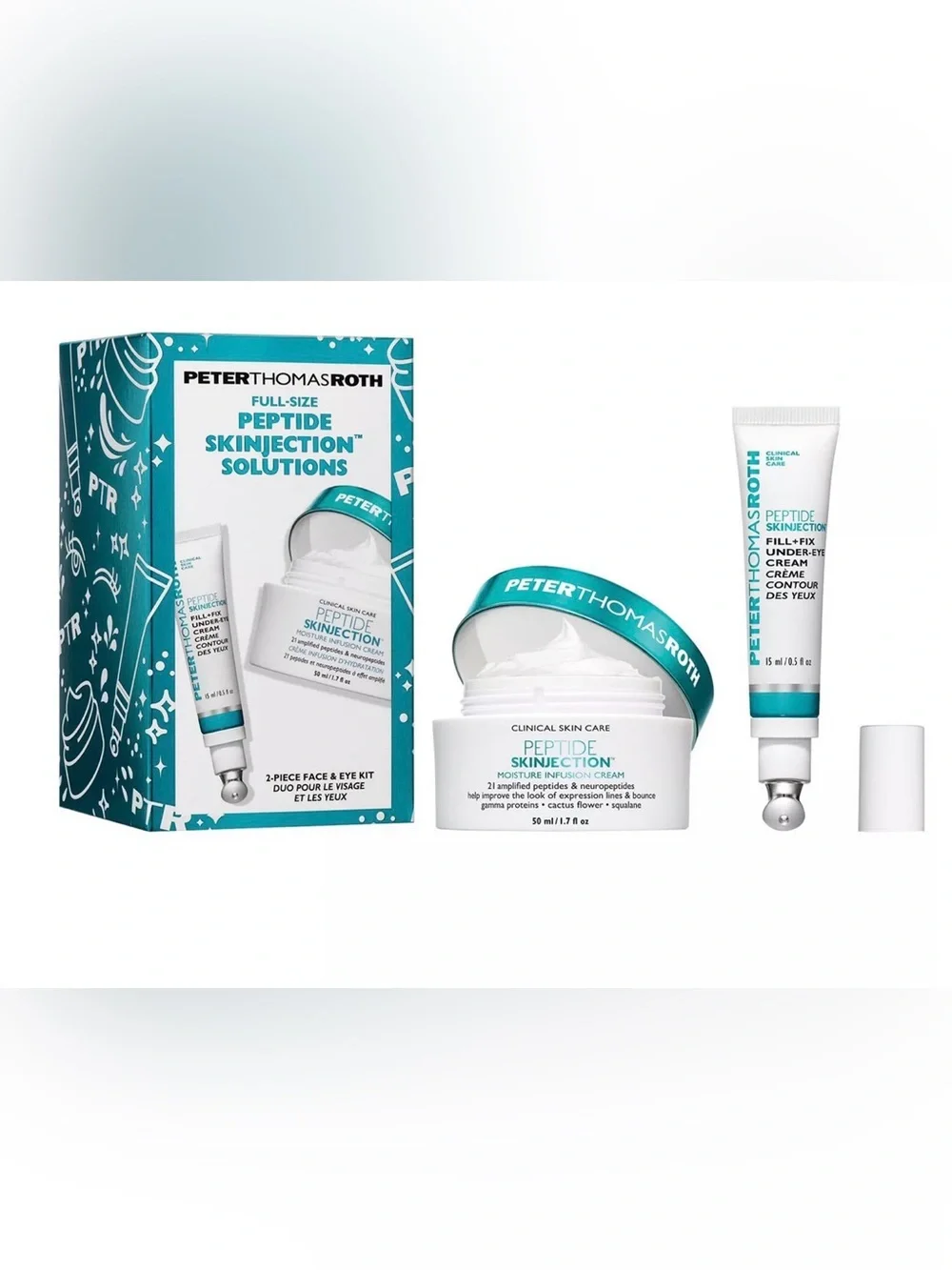 Peter Thomas Roth peptide Skinjection Skincare Under-Eye Cream and Moisturizer